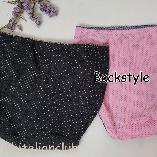 サニタリーショーツ ウイング対応 綿100% ドット柄 生理用ショーツ 10