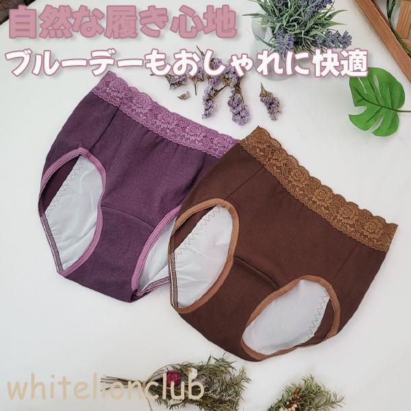 サニタリーショーツ ナイト用 ウエストレース 夜用 生理用ショーツ 日本製 10枚セット M/L/LL