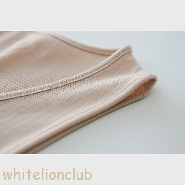 タンクトップ レディース 肌側シルク100% 外側ウール100% エアリー