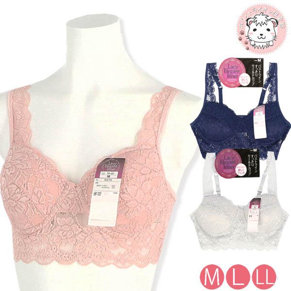 総レース ノンワイヤーブラジャー 5575 M L Ll レース ブラ ブラジャー ノンワイヤーブラ モールドカップ Lacy Elegant Innerの通販はau Pay マーケット ホワイトライオン倶楽部 Au Pay マーケット店