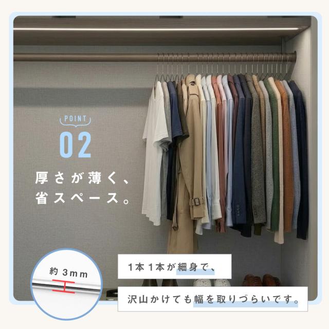 ステンレスハンガー30本×5 ステンレスハンガー 30本セット 軽量 曲がらない 選べるサイズ 32cm