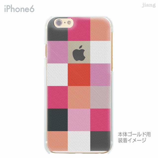 Iphone8 Iphonex Iphone7 Iphone6 6s Plus Iphone Se 5 5s クリアケース Clear Arts かわいい チェック柄 ピンク 06 Ip6 Ca0032pkの通販はau Pay マーケット Jiang