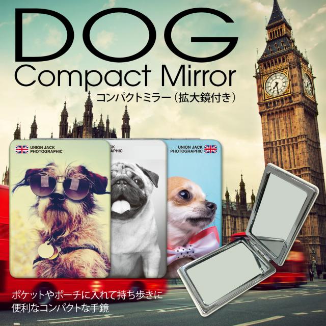 手鏡 コンパクトミラー ハンドミラー 拡大鏡付 持ち歩きに便利 かわいい イヌ 犬 送料無料 発送はメール便 Mr 006の通販はau Pay マーケット Jiang