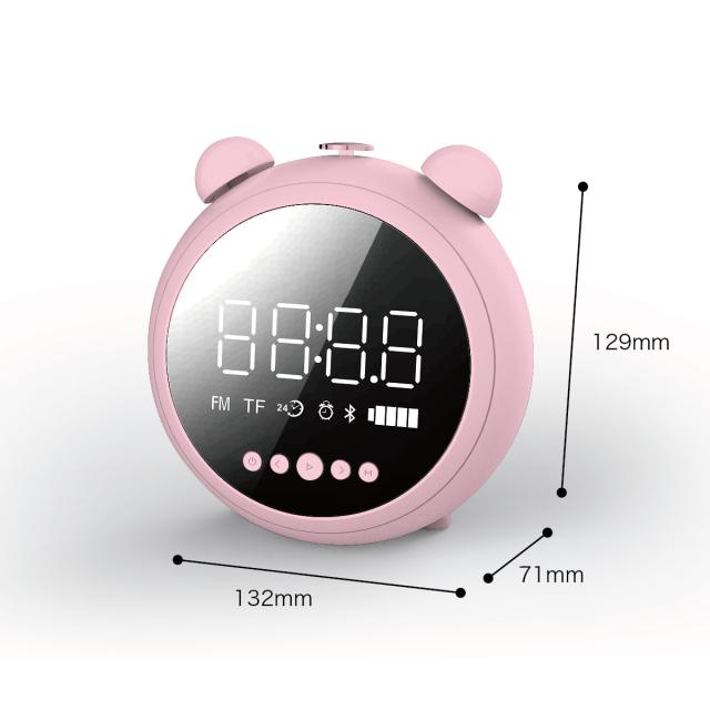 ワイヤレススピーカー 目覚まし時計 Bluetooth スピーカー ハンズフリー 会話 スマートフォン スピーカースタンド Jkr 8100の通販はau Pay マーケット Jiang