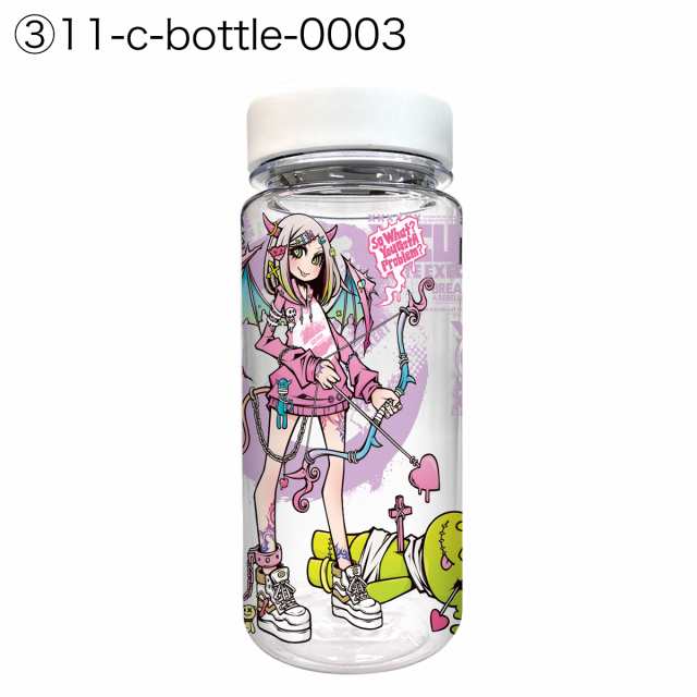 クリアボトル 400ml 水筒 ウォーターボトル おしゃれ かわいい