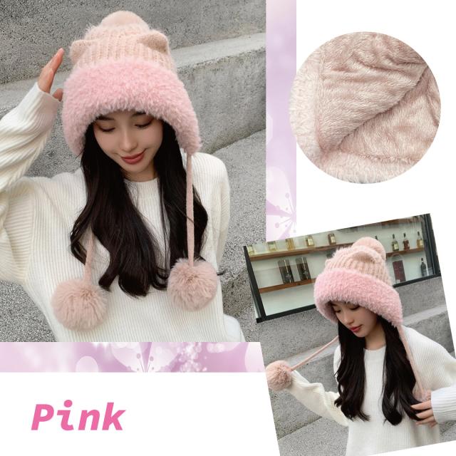新品　auralee 耳当て付き メルトンキャップ　ニット キャップ ハット ニット帽 レディース 秋冬 厚手 帽子 ニット 柔らか キャップ