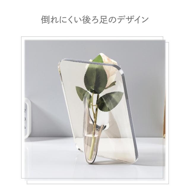 フラワーベース 北欧 花瓶 フラワースタンド アクリル かわいい