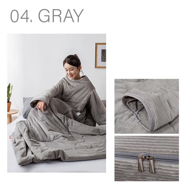 着る布団 ロング 着る毛布 ふとん ブランケット 袖付き 布団 手が出せる あったかグッズ kiru-futon_16