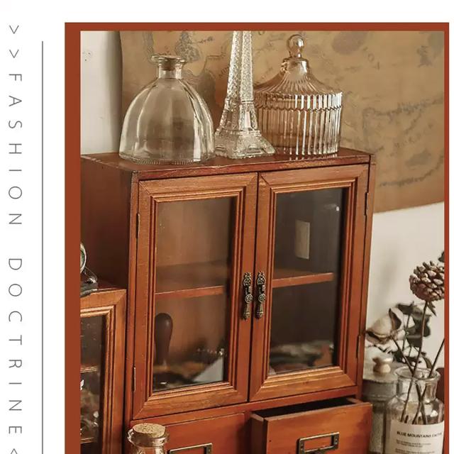 木製 卓上 小物入れ 引き出し ミニチェスト アンティーク ウッド