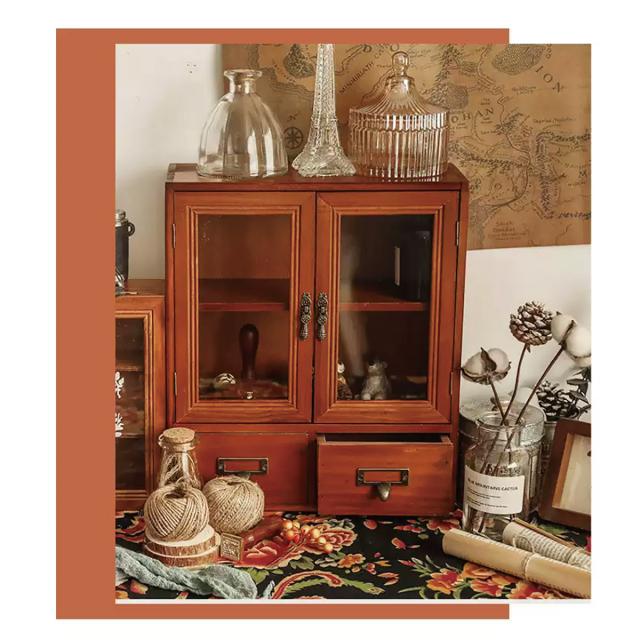 木製 卓上 小物入れ 引き出し ミニチェスト アンティーク ウッド 収納