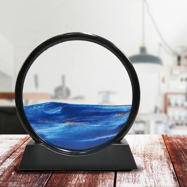 サンドピクチャー 置物 置き物 動く砂のアート 砂の絵 3D サンド