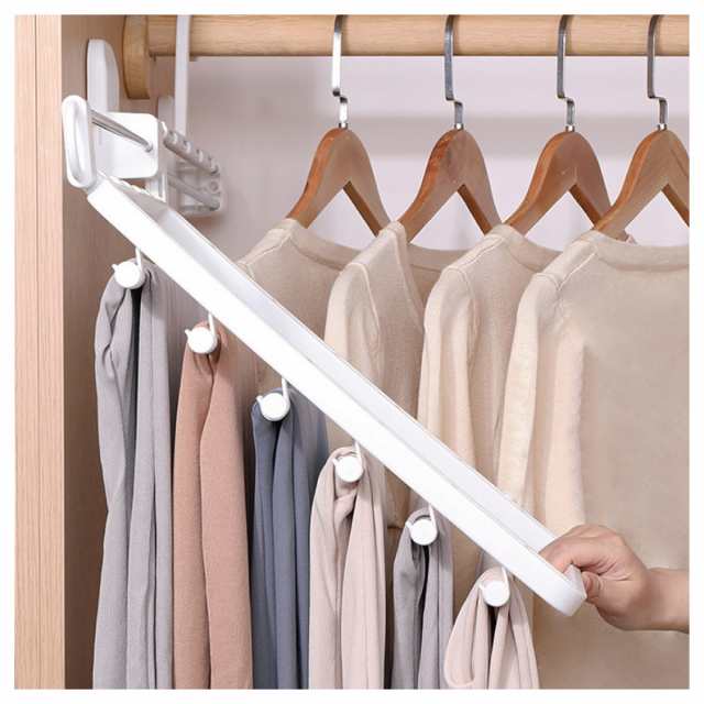 30%OFF】ズボンハンガー 6連 スライド式 スラックスハンガー