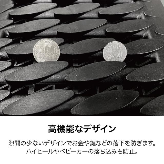 U字溝 グレーチング 溝蓋 5枚入り 180mm 樹脂製 耐荷重6t 業界初 日本製 grating 【代引不可】_8