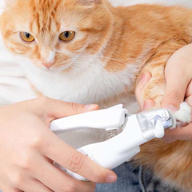 犬 猫 爪切り ペット用爪切り LEDライト 猫用ネイルトリマー 犬の爪