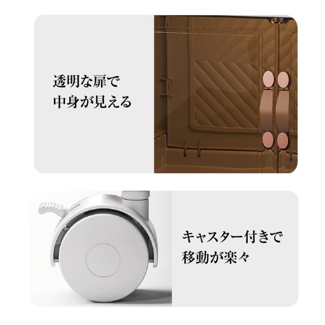TEAC MDケース　収納ケース/ラック　ボタン式スライド自動開き　3個セット 楽天市場】収納ボックス3段 3個セット 両開き 観音開き