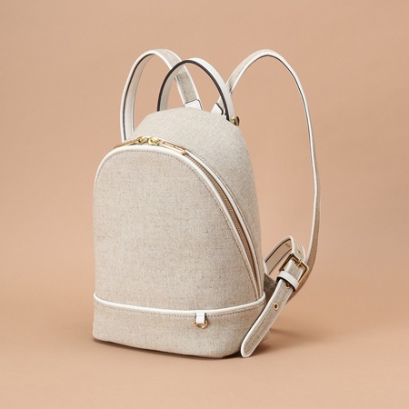 サマンサタバサ リュック リネンミニリュック ホワイト Samantha Thavasa サマンサ タバサ ブランド 正規品 新品 ギフト プレゼント 人気 おすすめ 誕生日 記念日 クリスマス 送料無料 ラッピング無料