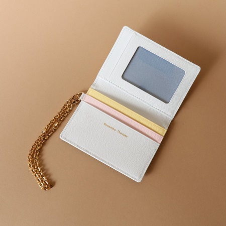 サマンサタバサ パスケース パステルパッチワーク マルチカラー