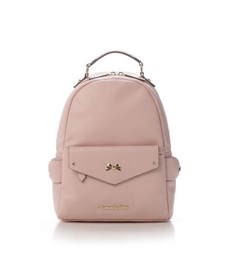 サマンサタバサ リュック サイドリボンポケットリュック ピンクベージュ Samantha Vegaの通販はau Pay マーケット Clover Leaf クローバーリーフ
