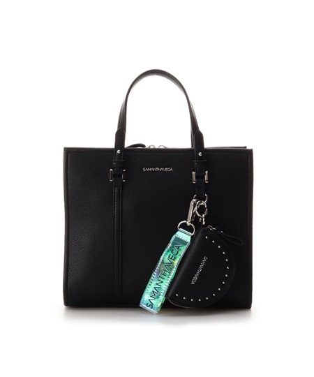 サマンサタバサ トートバッグ Box型トートバッグ ブラック Samantha Vegaの通販はau Pay マーケット Clover Leaf クローバーリーフ