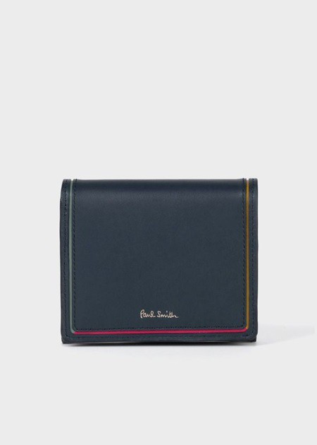 ポールスミス 折財布 スワールカラーライン 2つ折り財布 ネイビー Paul Smithの通販はau Pay マーケット Clover Leaf クローバーリーフ