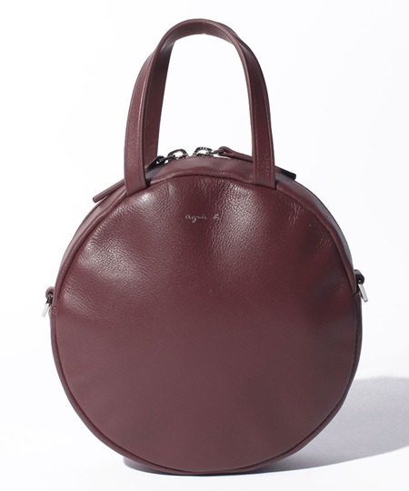 アニエスべー ハンドバッグ mario 2way サークルバッグ ボルドー agnes b ブランド 正規品 新品 ギフト プレゼント 人気 おすすめ 誕生日 記念日 クリスマス 送料無料 ラッピング無料