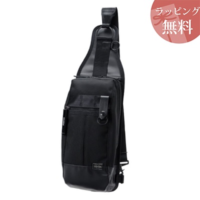 PORTER ヒート ボディバッグ ブラック HEAT(ヒート) WAIST BAG | 吉田