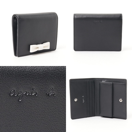 agnès b. ブラック プレッションウォレット Ｌ字ファスナー 楽天市場】財布 l字 アニエスの通販