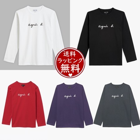 アニエスべー agnes b Tシャツ 長袖 TS ロゴTシャツ