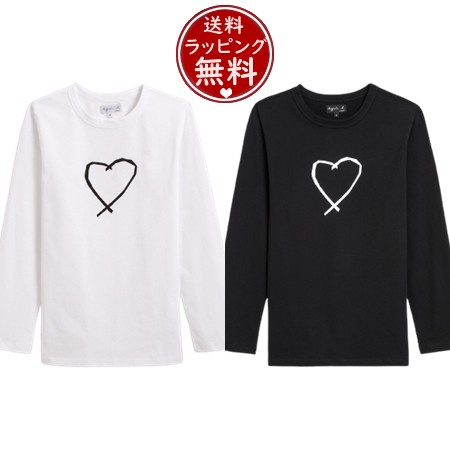 アニエスべー agnes b 長袖Tシャツ サラエボハート Tシャツ の通販はau