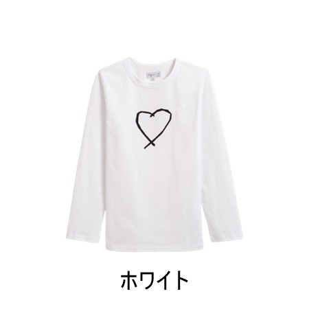 アニエスべー agnes b 長袖Tシャツ サラエボハート Tシャツ の通販はau