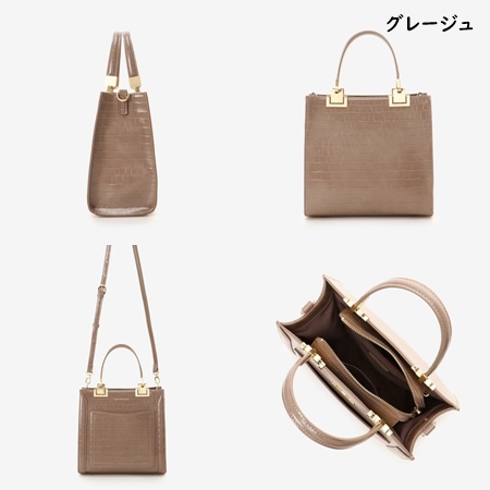 サマンサタバサ サマンサベガ Samantha Vega ハンドバッグ クロコ調BOXハンドバッグ ブランド 正規品 新品 ギフト プレゼント 人気 おすすめ 誕生日 記念日 クリスマス 送料無料 ラッピング無料_6