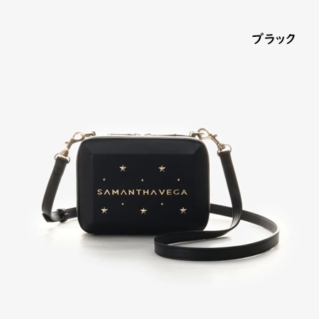 新品タグ付☆16280円☆Samantha Vega☆ショルダーバッグ☆ネイビー バイカラーシンプル横型ショルダーバッグ(FREE ピンク
