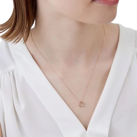 カナルヨンドシー Canal 4℃ カナル4℃ K18ピンクゴールド ネックレス ダイヤモンド ブランド 正規品 新品 ギフト プレゼント 人気 おすすめ 誕生日 記念日 クリスマス 送料無料 ラッピング無料_3