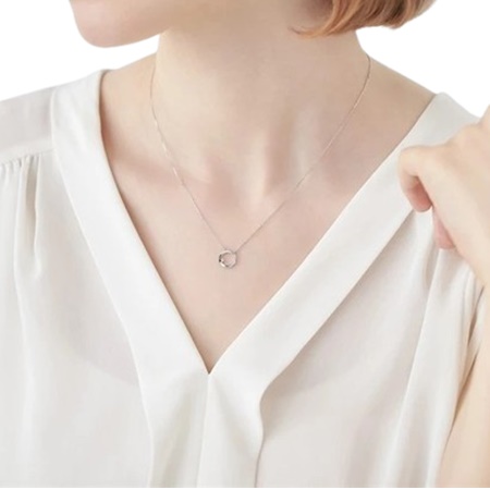 カナルヨンドシー Canal 4℃ カナル4℃ シルバー ネックレス ダイヤモンド ブランド 正規品 新品 ギフト プレゼント 人気 おすすめ 誕生日 記念日 クリスマス 送料無料 ラッピング無料_3