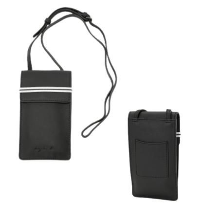 アニエスベー agnes b バッグ ショルダーバッグ ETUI フォンサコッシュ ブラック ブランド 正規品 新品 ギフト プレゼント 人気 おすすめ 誕生日 記念日 クリスマス 送料無料 ラッピング無料_1