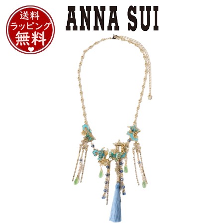 アナスイ ANNASUI ネックレス シノワズリテイスト バタフライモチーフ