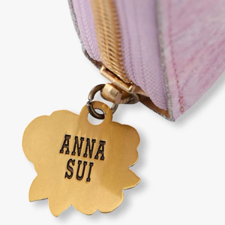 アナスイ ANNASUI 財布 長財布 パピヨン ラウンド財布 長財布 パープル