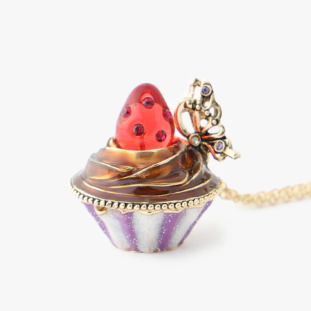 アナスイ ANNASUI ネックレス カップケーキモチーフ レッド ブランド 正規品 新品 ギフト プレゼント 人気 おすすめ 誕生日 記念日 クリスマス 送料無料 ラッピング無料_2