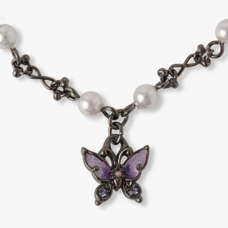 未使用品【ANNA SUI】てんとう虫のカラフルブレスレット【アナスイ】 蝶モチーフ ゴムブレスレット SAMB0832LSXV | ANNA