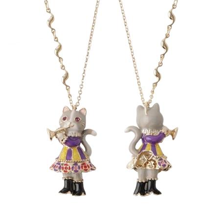 アナスイ ANNASUI アクセサリー 猫モチーフ ネックレス パープル ブランド 正規品 新品 ギフト プレゼント 人気 おすすめ 誕生日 記念日 クリスマス 送料無料 ラッピング無料_1