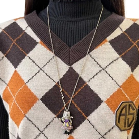 アナスイ ANNASUI アクセサリー 猫モチーフ ネックレス パープル ブランド 正規品 新品 ギフト プレゼント 人気 おすすめ 誕生日 記念日 クリスマス 送料無料 ラッピング無料_4