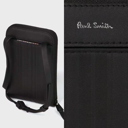 ポール・スミス Paul Smith スマホショルダー シャドーストライプ