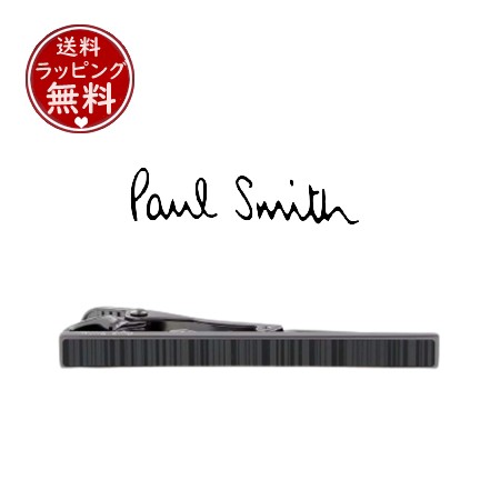 ポール・スミス Paul Smith タイバー シャドーストライプ ネクタイピン made in japan ブラック