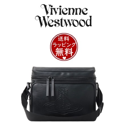 ヴィヴィアン・ウエストウッド Vivienne Westwood ショルダーバッグ フロウ 横型ショルダーバッグ ユニセックス ブラック