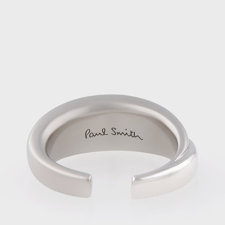 極点スミス Paul Smith 輪っか Double Ring Motif 明けひろげ輪っか 日本製 しろがね色  ブランド名 定まり品 新品 差し上げ物 差し上げ物 一般受け おすすめ 生まれ落ちる日 不死化日 クリスマス 貨物輸送無料 ラッピング無料