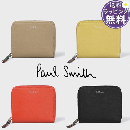 【送料無料】【ラッピング無料】ポールスミス Paul Smith 折財布 アーティストストライププラー ラウンドジップ2つ折り財布