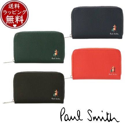 【送料無料】【ラッピング無料】ポールスミス Paul Smith コインケース 小銭入れ マーケトリーストライプラビット ラウンドジップカード