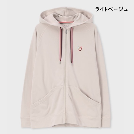 送料無料 ラッピング無料 ポールスミス Paul Smith パーカー スウェット ウィメンズ スワールハート フーデッドパーカ 綿100%_6