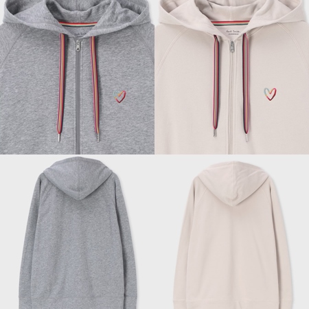 送料無料 ラッピング無料 ポールスミス Paul Smith パーカー スウェット ウィメンズ スワールハート フーデッドパーカ 綿100%_7