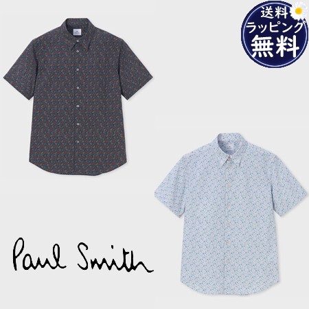 【送料無料】【ラッピング無料】ポールスミス Paul Smith 半袖シャツ カジュアルシャツ Oxeye Daisy 綿100%